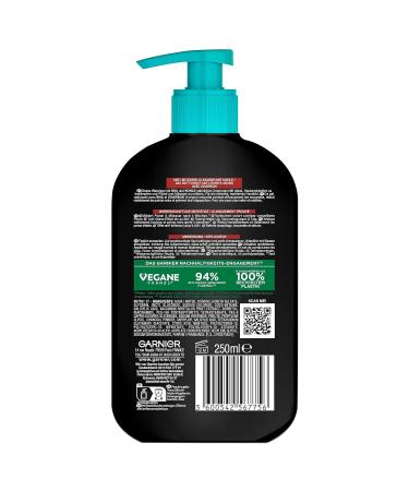 Garnier Hautklar Cleansing Gel 250ml | BHA Carbon Cleanser Anti-Blackhead & Pimple Wash - Buy Online Internationally - Buy Online on SooperMarket.com