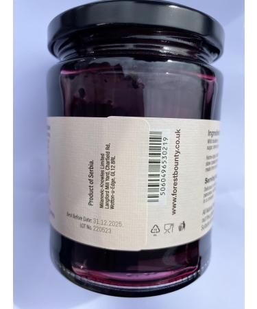 Forest Bounty Wild Blueberry Whole Fruit Preserve 375g - Buy Online on SooperMarket.com