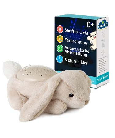 Cloud b Soothing Night Light Star Projector | Soft Brightness | 3 Colors | 3 Constellations | Automatic Shut-Off | Bunny Rabbit