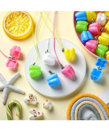 30 Pcs Lost Teeth Saver Necklace - Baby Tooth Storage Box for Children - Teeth Keepsake Holder in Chic Style - Buy Online on SooperMarket.com
