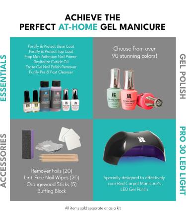 Red Carpet Manicure Fortify & Protect Lightest Blue Cr me Gel Polish for Strong Healthy Nails - Infused with Vitamin A & Biotin - (A New Start) Led Nail Gel Color 0.3 Fl Oz - Buy Online on SooperMarket.com