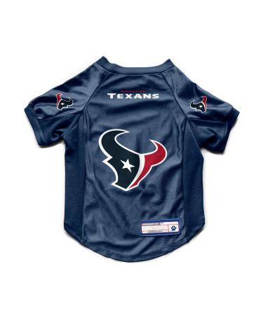 LittleArth NFL Houston Texans Stretch pussy jersey team color size XL Houston Texans XL (Neck: 16 " Girth: 25" -30 " Back: 19") Team color