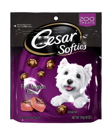 Cesar Softies Dog Treats Softies Filet Mignon 1.13 Pound (Pack of 1)