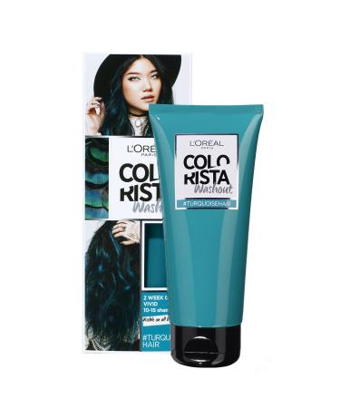 L'Or al Paris Colorista Washout 2 Weeks temporary hair color turquoise 80 ml turquoise 80 ml (1 pack)