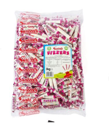 Swizzels Drumstick Lollies 3kg & Original Assorted Fruit Fizzers Bulk Sweets Bag 3 kg + Sweets Bag 3 kg - Buy Online on SooperMarket.com