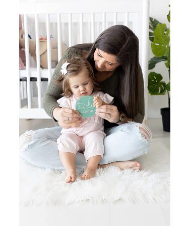 Pearhead Acrylic Monthly Milestone Photo Cards  Gender-Neutral Babys First Year Photo Prop Discs  Pregnancy Journey Milestone Markers  Sage Sage Milestone Discs - Buy Online on SooperMarket.com