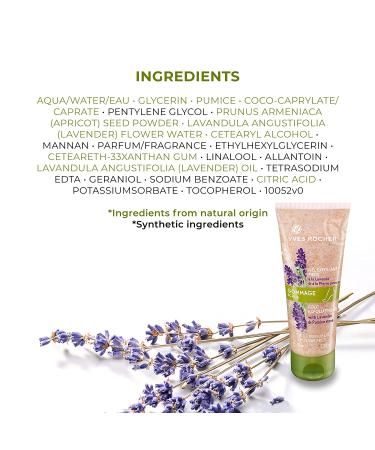 Yves Rocher Lavender & Pumice Foot Scrub - 2.5 Oz - Exfoliating Treatment - Buy Online on SooperMarket.com