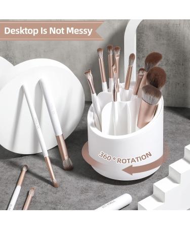 BS-MALL 18 Pcs Premium Synthetic Makeup Brush Set with Brush Holder - White - Buy Online on SooperMarket.com