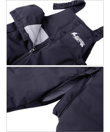 Happy Cherry Baby Winter Pants - Newborn Boys Girls Overall Ski Trousers - Infant Warm Snow Bib Pant - Toddler Windproof Padded Snowsuit Bottoms - Dark Blue - Buy Online on SooperMarket.com