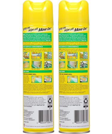 Endust Multi-Surface Lemon Zest Cleaning Spray 12.5oz (2-Pack) - Dusting and Polishing Formula - Buy Online on SooperMarket.com