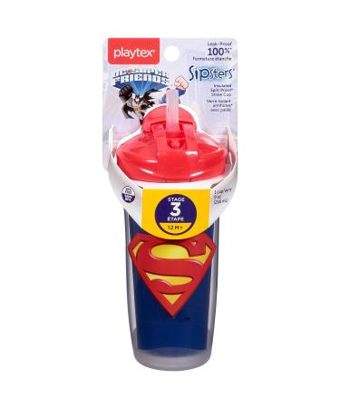 Playtex PlayTime Straw - Super Friends Sippy Cup - Assorted Colors - 1 Count - Buy Online on SooperMarket.com