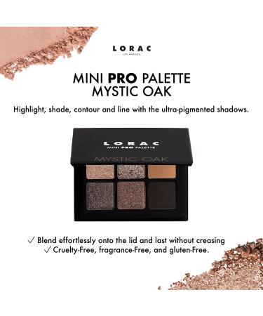 LORAC Mini PRO Eyeshadow Palette Winter Rose - Metallic Matte Shimmer Makeup (Cruelty Free, Gluten Free, Vegan) - Buy Online on SooperMarket.com