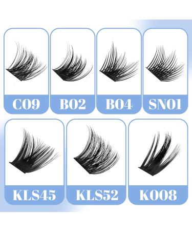 Cluster Eyelash Extensions 120pcs Cluster Lashes Individual Lashes D Curl 0.07mm 8-16mm Mix Ribbon Lashes Wide Stem Natural Lashes DIY Lash Extensions GEMERRY Lashes(C09-D-0.07-8-16mm) 8-16 mix C09 - Buy Online on SooperMarket.com