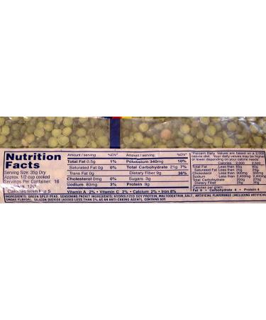 Hurst's HamPeas Green Split Peas - Pack of 2, 20 oz Bags - Buy Online on SooperMarket.com