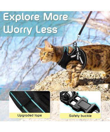 AOKCATS Cat Harness and Leash Set - Escape Proof Adjustable Vest for Small Cats - Buy Online on SooperMarket.com
