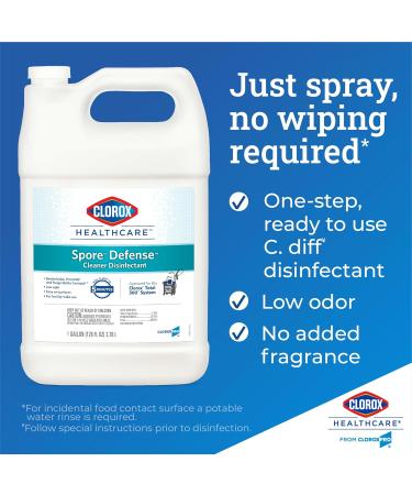 Clorox Healthcare Spore Defense Cleaner Disinfectant 128 Fl Oz - International Shipping Available - Buy Online on SooperMarket.com