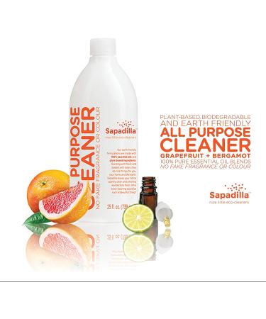 Sapadilla Grapefruit & Bergamot Biodegradable All-Purpose Cleaner Concentrate - 25 oz - Buy Online on SooperMarket.com