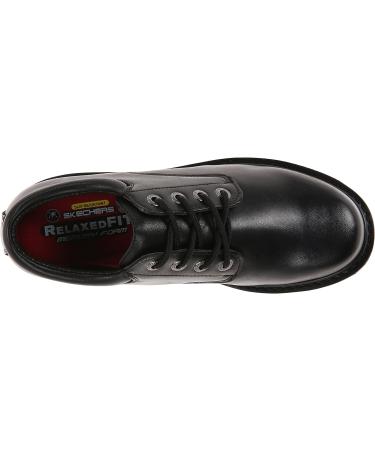 Skechers Men's Cottonwood Elks Slip Resistant Shoe 10.5 Black - Ideal for Work - Buy Online on SooperMarket.com