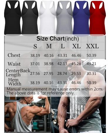Babioboa Men's 3 Pack Gym Workout Tank Tops - X-Large Black/Grey/Red - Buy Online on SooperMarket.com