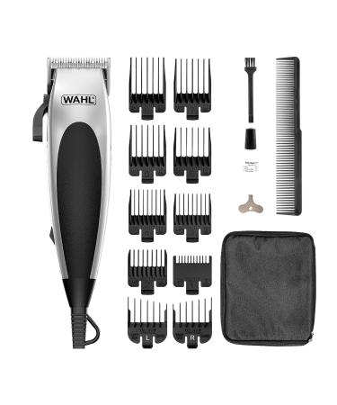 WAHL Vogue Corded Hair Clipper for Men Home Hair Cutting Male Grooming Kit Mains Powered Clipping Precision Cutting Blades Black Wahl Hair Clipper single