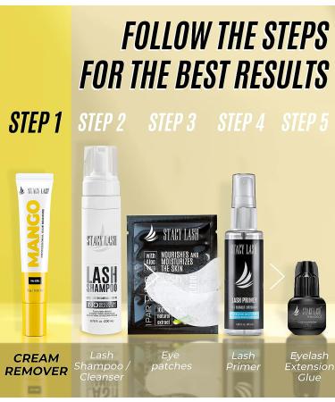 Mango Cream Eyelash Extension Glue Remover 0.52oz - Stacy Lash | GBL Free, Fast Dissolution, Professional Formula - Buy Online on SooperMarket.com