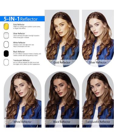 NEEWER 40x60 / 100x150cm 5-in-1 Collapsible Light Reflectors with Bag - Studio & Outdoor Photography Diffuser Set - Buy Online on SooperMarket.com