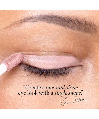 Laura Geller Just Swipe Liquid Eyeshadow in Cocoa - Cream-to-Powder Formula for Long-Lasting, Crease-Proof Velvety Color - Buy Online on SooperMarket.com