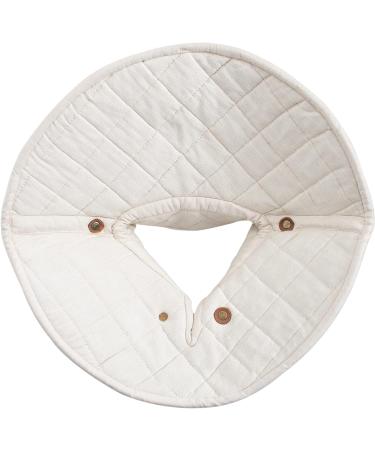 Mythrojan Cotton Padded Chain Mail Neck Protector for SCA Hema HMB - Ecru - Buy Online on SooperMarket.com