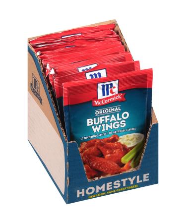 McCormick Original Buffalo Wing Seasoning Mix, 1.6 Ounce (Pack of 12) Original Buffalo Wings