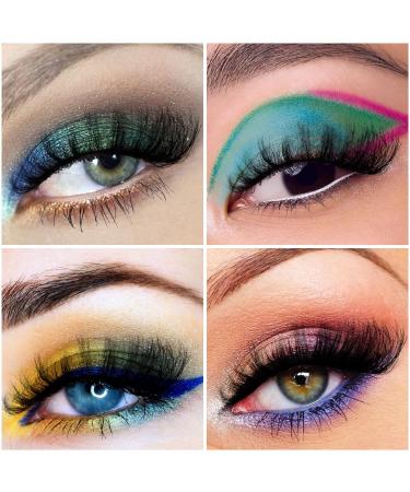 WiwoSEO Mink False Eyelashes - 10 Pairs Fluffy Dramatic Volume with 3D Cat Eye Effect - Buy Online on SooperMarket.com