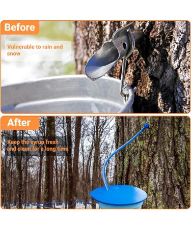 HolyMaji 100FT Maple Syrup Tubing Drop Lines Extractors Food Grade Maple Syrup Tapping Vacuum Tube Tree Sap Collection Hose Supplies for Organic Maple Syrup 100' - Buy Online on SooperMarket.com