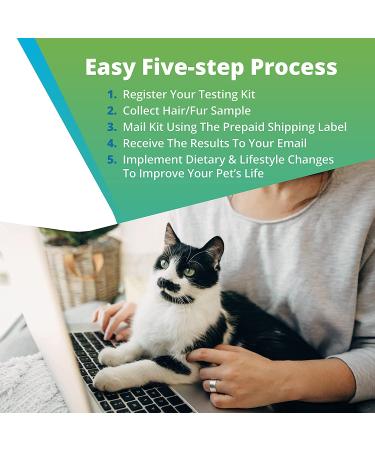 5Strands Pet Food and Environmental Intolerance Test | Home Sensitivity Kit for Dogs & Cats | Hair Sample Collection | 380 Items Tested | Results in 7 Days - Buy Online on SooperMarket.com