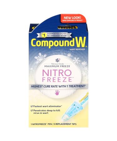 Compound W Nitrofreeze Wart Remover System - 1 Count - For Treatment & Common/Plantar Wart Removal