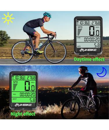 Buy Maozhbo Wireless Bicycle Computer - IPX7 Waterproof Tachometer with LCD Display | Multi-Function Cycling Mileage Tracker for Kids & Adults - Buy Online on SooperMarket.com