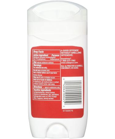 Old Spice High Endurance Anti-Perspirant & Deodorant Pure Sport 3 Oz Pack of 2 - Long-lasting Protection for Active Men - Buy Online on SooperMarket.com