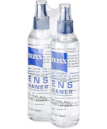 Zeiss Lens Cleaner Spray 8oz + 4 Microfiber Cloths | 4 Pack for Glasses, Camera, Laptops, Cellphones - Buy Online on SooperMarket.com