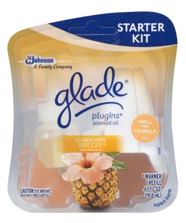 Glade 73099 Hawaiian Breeze Glade Plugins Scented Oil Starter Kit