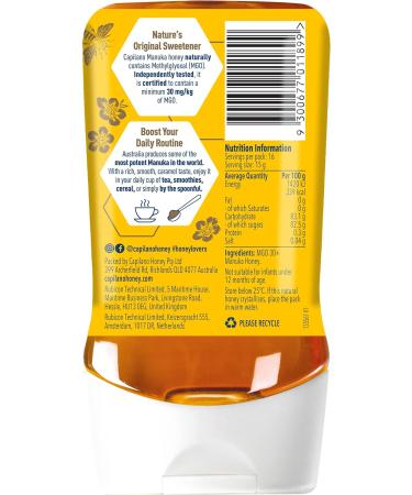 Capilano Manuka Honey MGO 30 250g - Pure and Natural Manuka Honey - Buy Online on SooperMarket.com