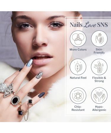 SNS Nail Dip Powder - Mink Stole (Pink/Rose Shimmer) - Long-Lasting Color - 1 oz - Buy Online on SooperMarket.com