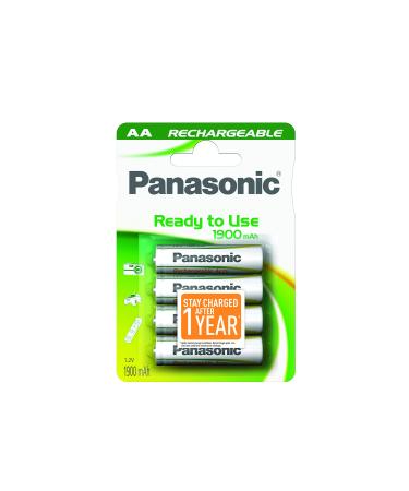 Panasonic EVOLTA 1600 CYCLE AA RECHARGEABLE BATTERY 2050 mAh (min 1950) stay charged