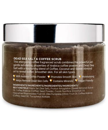 Pranatural Dead Sea Salt Body Peeling 500g - Vegan Moisturizing & Nourishing Natural Oils | Paraben-Free Cruelty-Free - Buy Online on SooperMarket.com