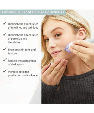 PMD Personal Microderm Classic - At-Home Microdermabrasion Machine for Face & Body - Exfoliating Crystals & Vacuum Suction for Fresh, Radiant Skin (Grey) - Buy Online on SooperMarket.com