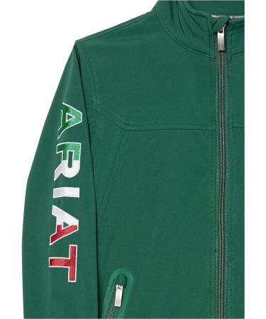 ARIAT Unisex Youth New Team Softshell Mexico Jacket - Large Verde - Buy Online on SooperMarket.com