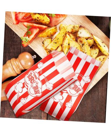 MAGICLULU 200 Pcs Packing Bag Candy Bags Popcorn Containers Paper Treats Bolsitas Popcorn Favor Bags Popcorn Bags for Party Birthday Party Favors Coated Paper Micro-wave Oven Marshmallow - Buy Online on SooperMarket.com