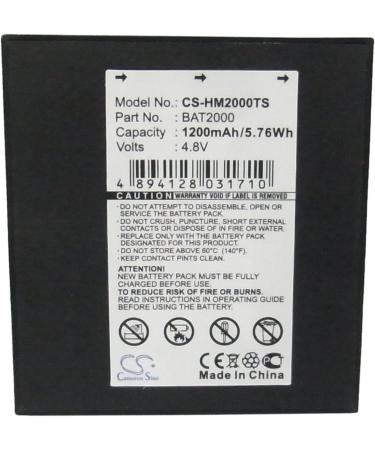 High-Performance 4.8V Replacement Battery for HME COM 2000 | BAT2000 - 1200mAh International Shipping - Buy Online on SooperMarket.com