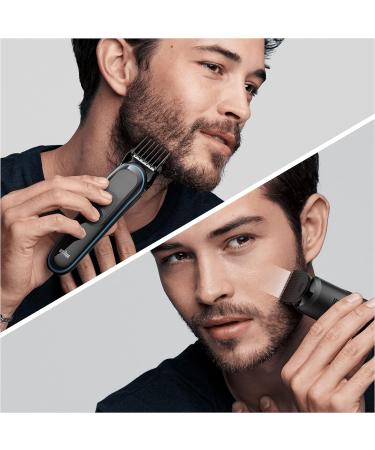 Braun 7-in-1 All-In-One Male Grooming Kit - MGK3245 Black/Blue Razor - Gifts For Men UK - 5 Attachments - Buy Online on SooperMarket.com