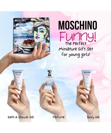 Moschino Funny! Gift Set for Women - Mini Perfume Collection EDT Spray & Lotion Combo - Buy Online on SooperMarket.com