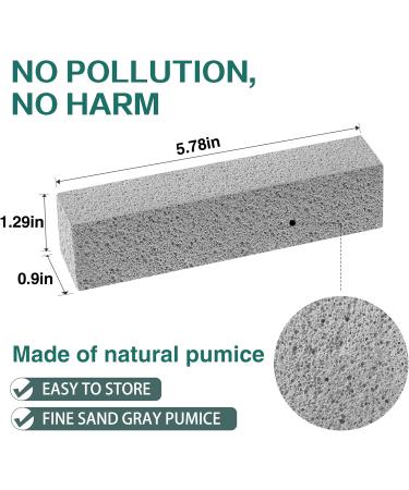 6 pcs Pumice Stone Toilet Cleaning Tool | Hard Water Stain Remover for Toilet Pool & Bathroom - Buy Online on SooperMarket.com