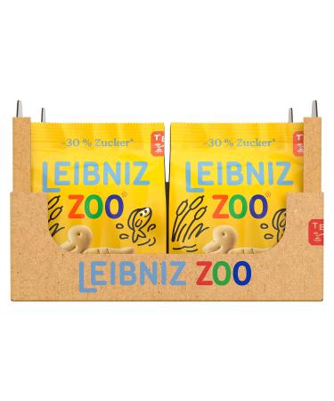 Leibniz Zoo Butter Cookies - 30% Less Sugar 12-Pack Crispy Wildlife Treats Stock Up on Delicious Low-Sugar Cookies (12 x 125g) - Buy Online on SooperMarket.com