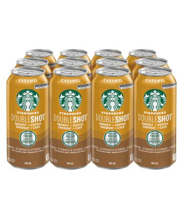 Starbucks Double Shot Coffee Drink Caramel 12x444 ML
